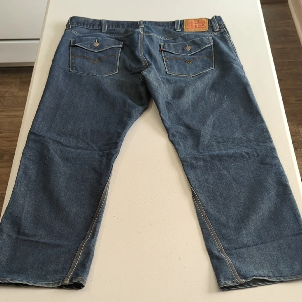 Levi's 514 Relaxed Fit Denim Jeans - Dark Blue 40x30 Amazing!! Cool Look!!